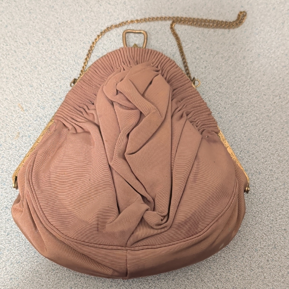 Vintage Fabric Evening Bag, Purse, Clutch